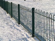 Hoop Playground Railings at School